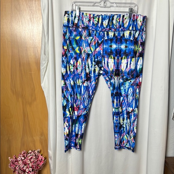 Fabletics Define PowerHold® Reef Print Capri Size XXL - Picture 3 of 8